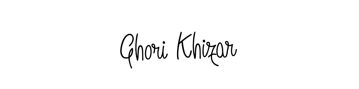 Similarly Angelique-Rose-font-FFP is the best handwritten signature design. Signature creator online .You can use it as an online autograph creator for name Ghori Khizar. Ghori Khizar signature style 5 images and pictures png