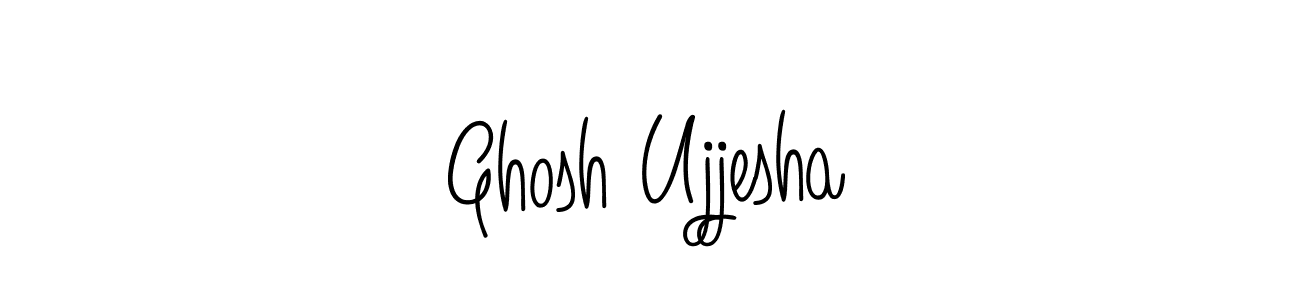 Make a beautiful signature design for name Ghosh Ujjesha. Use this online signature maker to create a handwritten signature for free. Ghosh Ujjesha signature style 5 images and pictures png