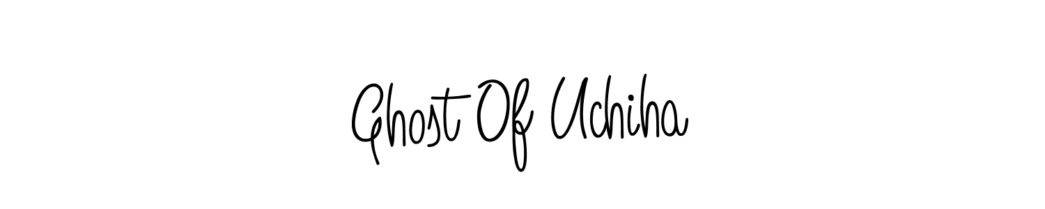 Use a signature maker to create a handwritten signature online. With this signature software, you can design (Angelique-Rose-font-FFP) your own signature for name Ghost Of Uchiha. Ghost Of Uchiha signature style 5 images and pictures png