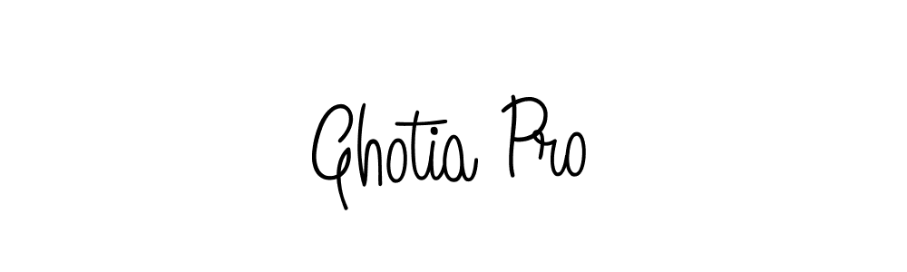 Make a beautiful signature design for name Ghotia Pro. With this signature (Angelique-Rose-font-FFP) style, you can create a handwritten signature for free. Ghotia Pro signature style 5 images and pictures png