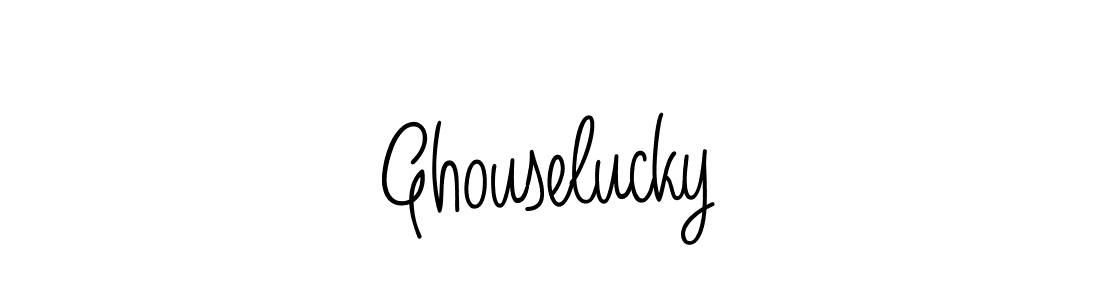 How to make Ghouselucky signature? Angelique-Rose-font-FFP is a professional autograph style. Create handwritten signature for Ghouselucky name. Ghouselucky signature style 5 images and pictures png