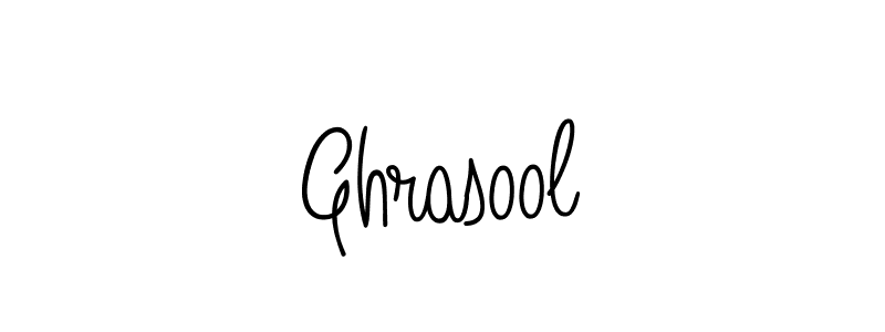 Ghrasool stylish signature style. Best Handwritten Sign (Angelique-Rose-font-FFP) for my name. Handwritten Signature Collection Ideas for my name Ghrasool. Ghrasool signature style 5 images and pictures png