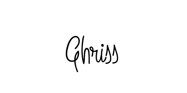 How to Draw Ghriss signature style? Angelique-Rose-font-FFP is a latest design signature styles for name Ghriss. Ghriss signature style 5 images and pictures png