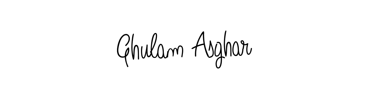 Also You can easily find your signature by using the search form. We will create Ghulam Asghar name handwritten signature images for you free of cost using Angelique-Rose-font-FFP sign style. Ghulam Asghar signature style 5 images and pictures png