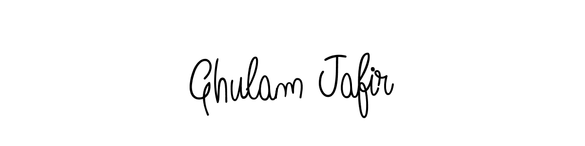 Angelique-Rose-font-FFP is a professional signature style that is perfect for those who want to add a touch of class to their signature. It is also a great choice for those who want to make their signature more unique. Get Ghulam Jafir name to fancy signature for free. Ghulam Jafir signature style 5 images and pictures png
