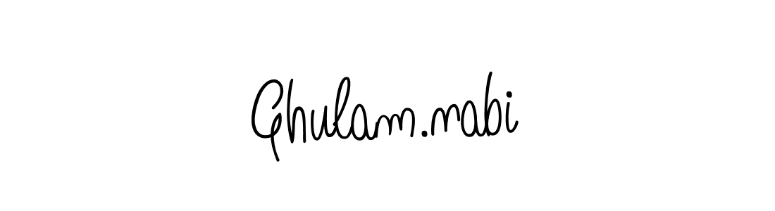 You can use this online signature creator to create a handwritten signature for the name Ghulam.nabi. This is the best online autograph maker. Ghulam.nabi signature style 5 images and pictures png