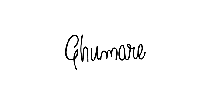 Also we have Ghumare name is the best signature style. Create professional handwritten signature collection using Angelique-Rose-font-FFP autograph style. Ghumare signature style 5 images and pictures png