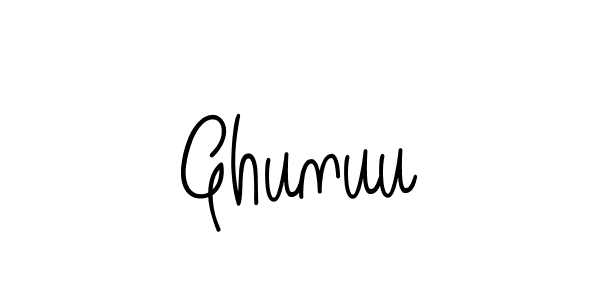 Make a beautiful signature design for name Ghunuu. Use this online signature maker to create a handwritten signature for free. Ghunuu signature style 5 images and pictures png