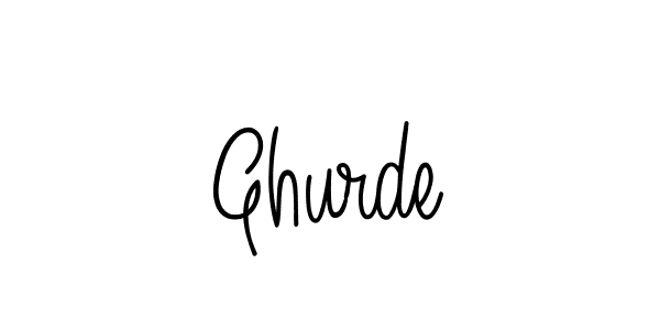 Make a beautiful signature design for name Ghurde. Use this online signature maker to create a handwritten signature for free. Ghurde signature style 5 images and pictures png