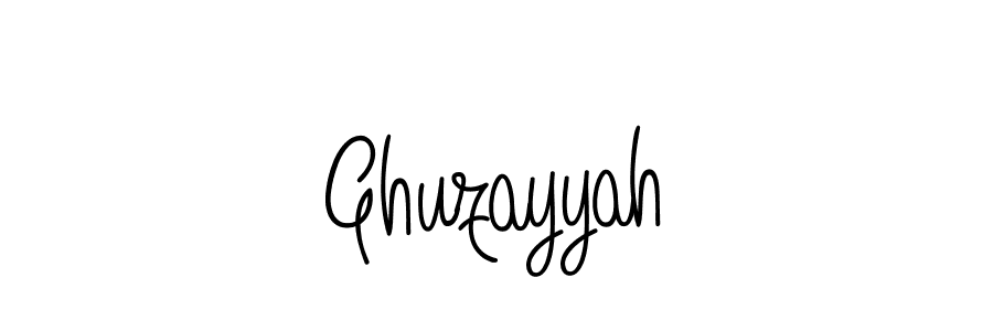 Create a beautiful signature design for name Ghuzayyah. With this signature (Angelique-Rose-font-FFP) fonts, you can make a handwritten signature for free. Ghuzayyah signature style 5 images and pictures png