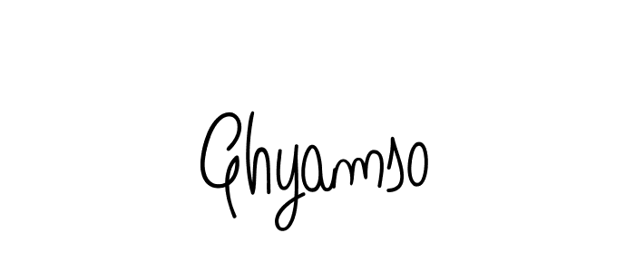 You can use this online signature creator to create a handwritten signature for the name Ghyamso. This is the best online autograph maker. Ghyamso signature style 5 images and pictures png