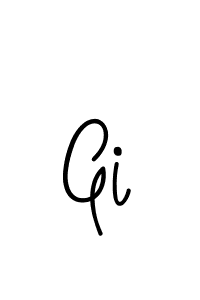 This is the best signature style for the Gi name. Also you like these signature font (Angelique-Rose-font-FFP). Mix name signature. Gi signature style 5 images and pictures png