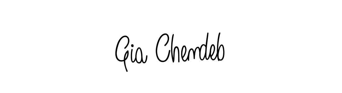 How to make Gia Chendeb signature? Angelique-Rose-font-FFP is a professional autograph style. Create handwritten signature for Gia Chendeb name. Gia Chendeb signature style 5 images and pictures png