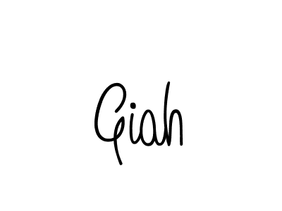 Create a beautiful signature design for name Giah. With this signature (Angelique-Rose-font-FFP) fonts, you can make a handwritten signature for free. Giah signature style 5 images and pictures png