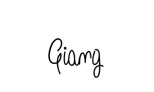 The best way (Angelique-Rose-font-FFP) to make a short signature is to pick only two or three words in your name. The name Giang include a total of six letters. For converting this name. Giang signature style 5 images and pictures png