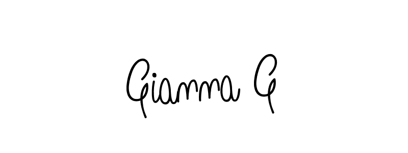 Best and Professional Signature Style for Gianna G. Angelique-Rose-font-FFP Best Signature Style Collection. Gianna G signature style 5 images and pictures png