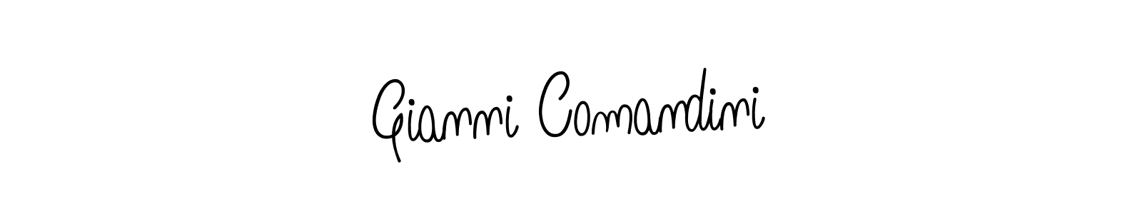 How to make Gianni Comandini name signature. Use Angelique-Rose-font-FFP style for creating short signs online. This is the latest handwritten sign. Gianni Comandini signature style 5 images and pictures png