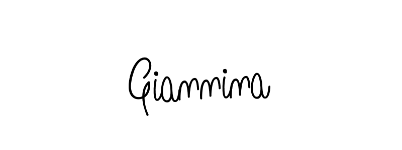 Also we have Giannina name is the best signature style. Create professional handwritten signature collection using Angelique-Rose-font-FFP autograph style. Giannina signature style 5 images and pictures png