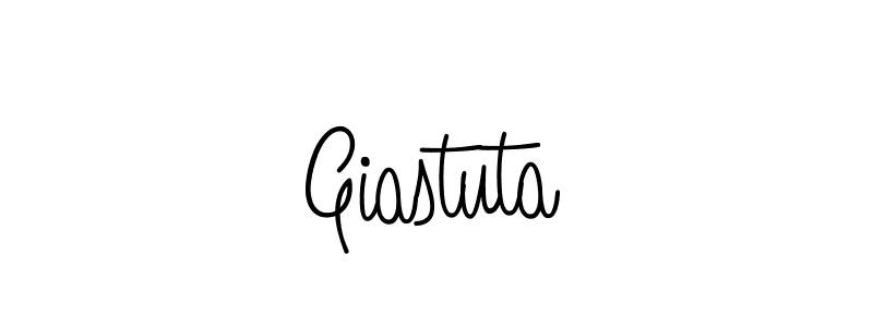 You should practise on your own different ways (Angelique-Rose-font-FFP) to write your name (Giastuta) in signature. don't let someone else do it for you. Giastuta signature style 5 images and pictures png