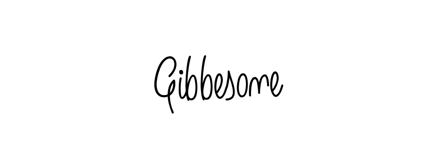 Gibbesone stylish signature style. Best Handwritten Sign (Angelique-Rose-font-FFP) for my name. Handwritten Signature Collection Ideas for my name Gibbesone. Gibbesone signature style 5 images and pictures png