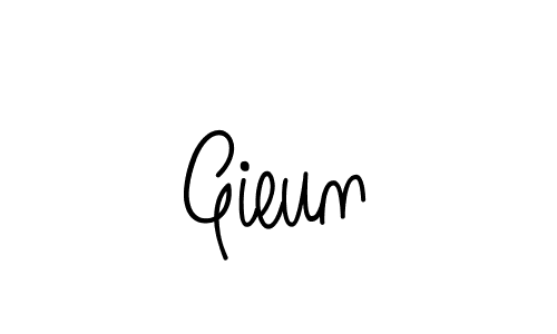 You can use this online signature creator to create a handwritten signature for the name Gieun. This is the best online autograph maker. Gieun signature style 5 images and pictures png