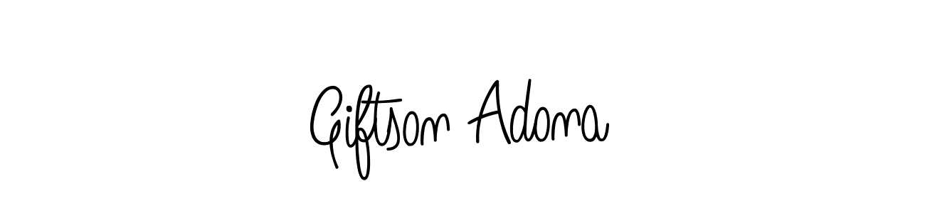 This is the best signature style for the Giftson Adona name. Also you like these signature font (Angelique-Rose-font-FFP). Mix name signature. Giftson Adona signature style 5 images and pictures png