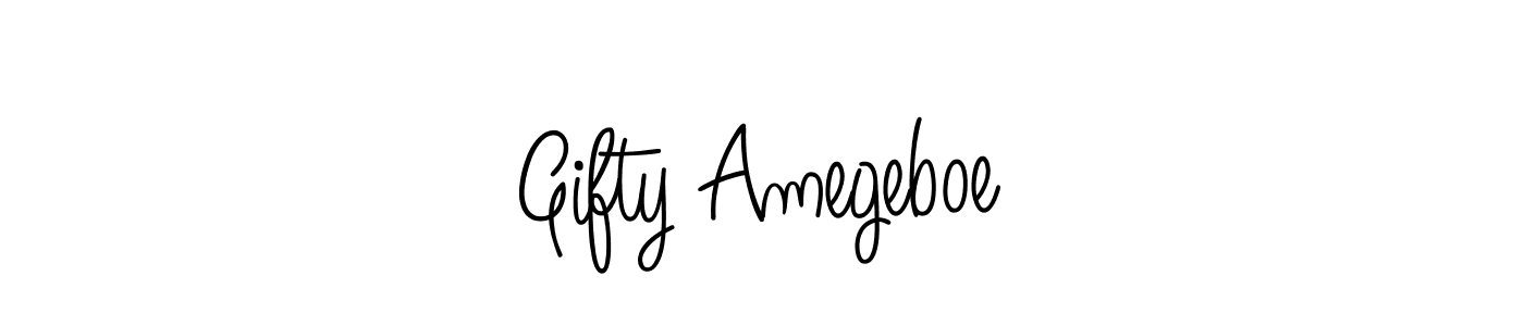 Once you've used our free online signature maker to create your best signature Angelique-Rose-font-FFP style, it's time to enjoy all of the benefits that Gifty Amegeboe name signing documents. Gifty Amegeboe signature style 5 images and pictures png