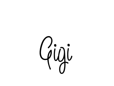 Use a signature maker to create a handwritten signature online. With this signature software, you can design (Angelique-Rose-font-FFP) your own signature for name Gigi. Gigi signature style 5 images and pictures png