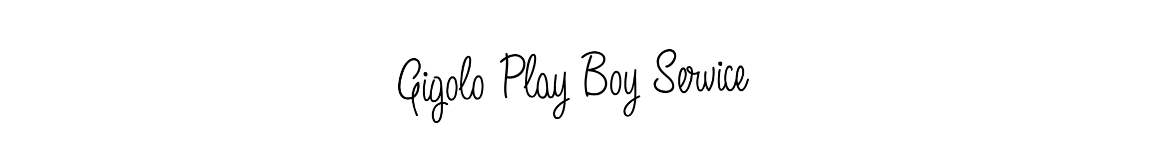 Make a beautiful signature design for name Gigolo Play Boy Service. Use this online signature maker to create a handwritten signature for free. Gigolo Play Boy Service signature style 5 images and pictures png