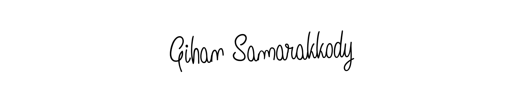 This is the best signature style for the Gihan Samarakkody name. Also you like these signature font (Angelique-Rose-font-FFP). Mix name signature. Gihan Samarakkody signature style 5 images and pictures png