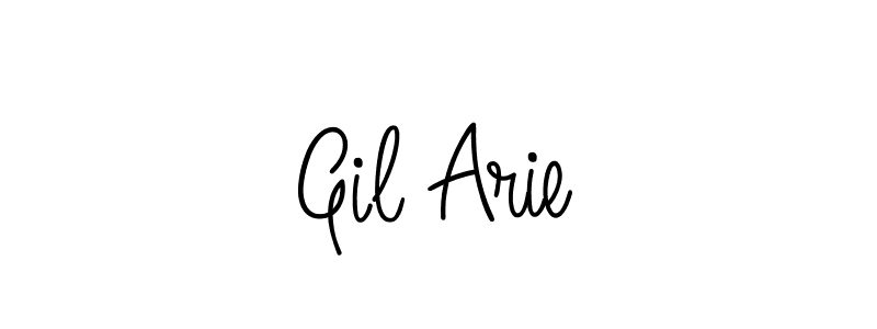 Make a beautiful signature design for name Gil Arie. With this signature (Angelique-Rose-font-FFP) style, you can create a handwritten signature for free. Gil Arie signature style 5 images and pictures png