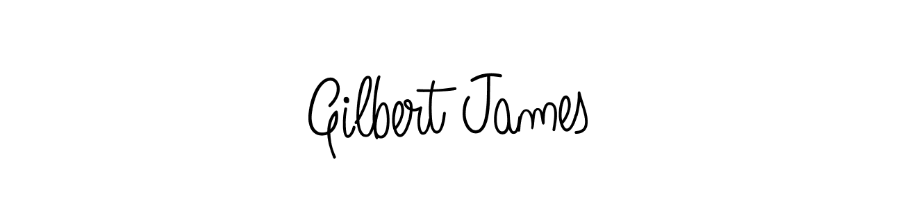 Create a beautiful signature design for name Gilbert James. With this signature (Angelique-Rose-font-FFP) fonts, you can make a handwritten signature for free. Gilbert James signature style 5 images and pictures png