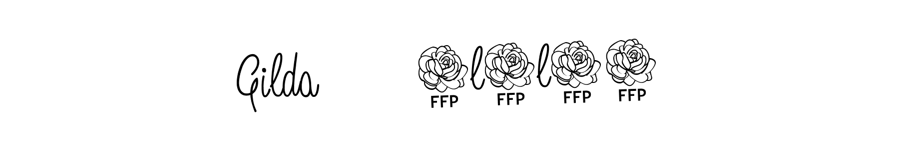 You can use this online signature creator to create a handwritten signature for the name Gilda       3l5l25. This is the best online autograph maker. Gilda       3l5l25 signature style 5 images and pictures png