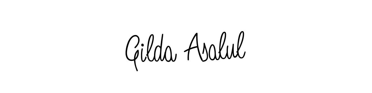 See photos of Gilda Asalul official signature by Spectra . Check more albums & portfolios. Read reviews & check more about Angelique-Rose-font-FFP font. Gilda Asalul signature style 5 images and pictures png