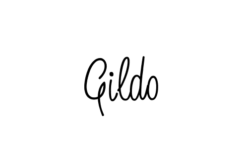 How to make Gildo name signature. Use Angelique-Rose-font-FFP style for creating short signs online. This is the latest handwritten sign. Gildo signature style 5 images and pictures png