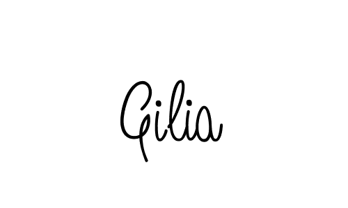The best way (Angelique-Rose-font-FFP) to make a short signature is to pick only two or three words in your name. The name Gilia include a total of six letters. For converting this name. Gilia signature style 5 images and pictures png