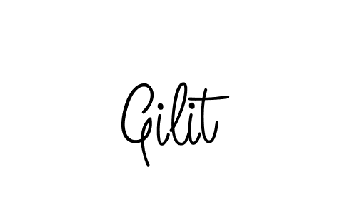 How to make Gilit signature? Angelique-Rose-font-FFP is a professional autograph style. Create handwritten signature for Gilit name. Gilit signature style 5 images and pictures png