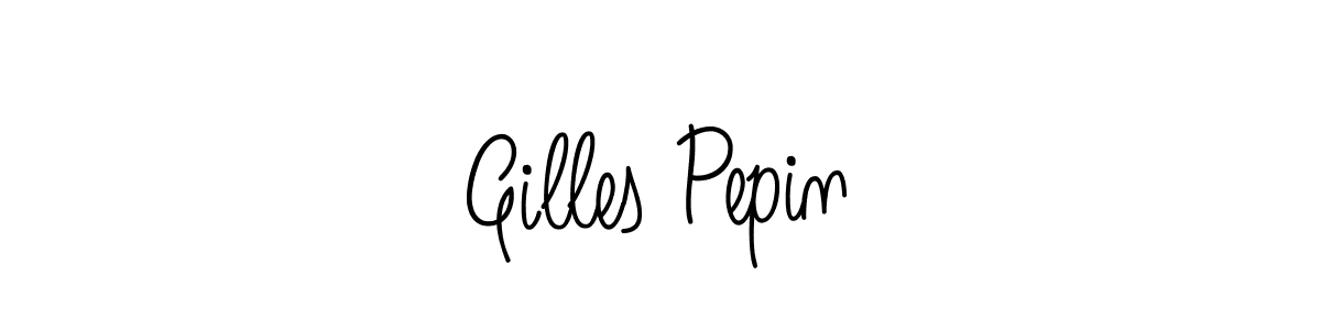 Design your own signature with our free online signature maker. With this signature software, you can create a handwritten (Angelique-Rose-font-FFP) signature for name Gilles Pepin. Gilles Pepin signature style 5 images and pictures png