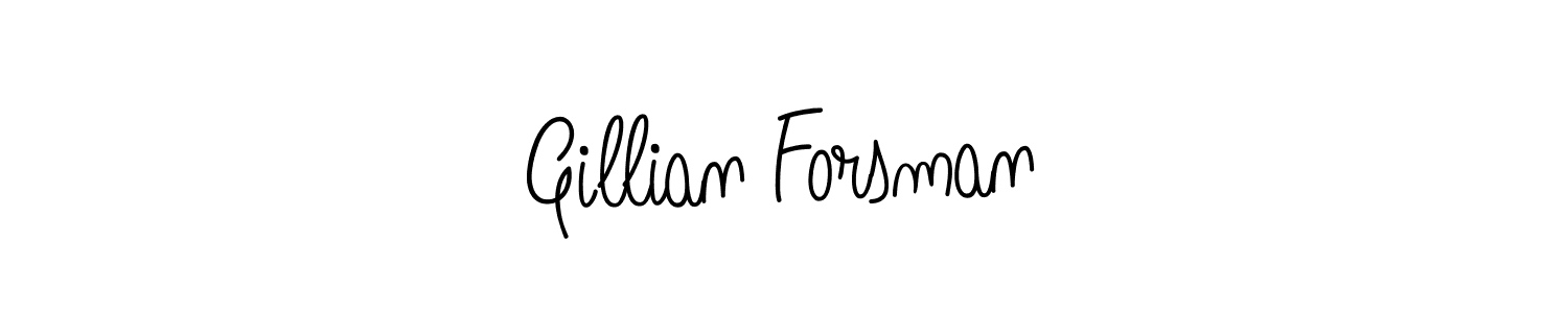 Make a beautiful signature design for name Gillian Forsman. Use this online signature maker to create a handwritten signature for free. Gillian Forsman signature style 5 images and pictures png