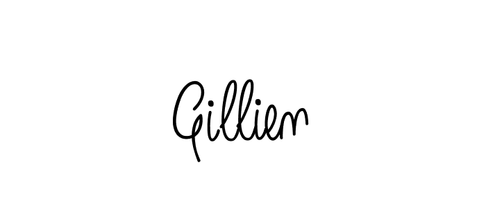 Best and Professional Signature Style for Gillien. Angelique-Rose-font-FFP Best Signature Style Collection. Gillien signature style 5 images and pictures png