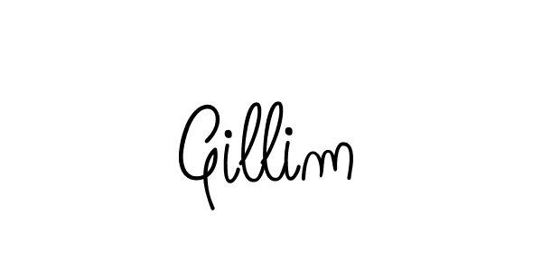 How to Draw Gillim signature style? Angelique-Rose-font-FFP is a latest design signature styles for name Gillim. Gillim signature style 5 images and pictures png