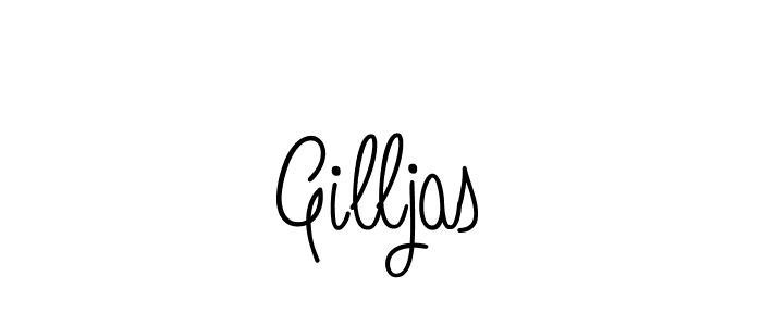 How to Draw Gilljas signature style? Angelique-Rose-font-FFP is a latest design signature styles for name Gilljas. Gilljas signature style 5 images and pictures png