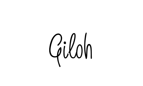 You can use this online signature creator to create a handwritten signature for the name Giloh. This is the best online autograph maker. Giloh signature style 5 images and pictures png