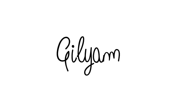 How to make Gilyam signature? Angelique-Rose-font-FFP is a professional autograph style. Create handwritten signature for Gilyam name. Gilyam signature style 5 images and pictures png