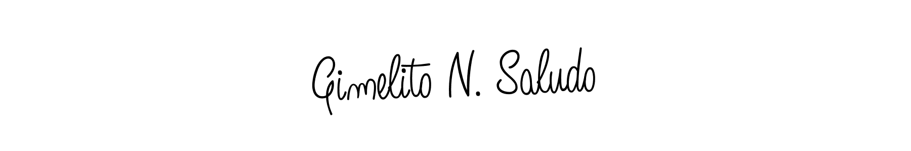 It looks lik you need a new signature style for name Gimelito N. Saludo. Design unique handwritten (Angelique-Rose-font-FFP) signature with our free signature maker in just a few clicks. Gimelito N. Saludo signature style 5 images and pictures png