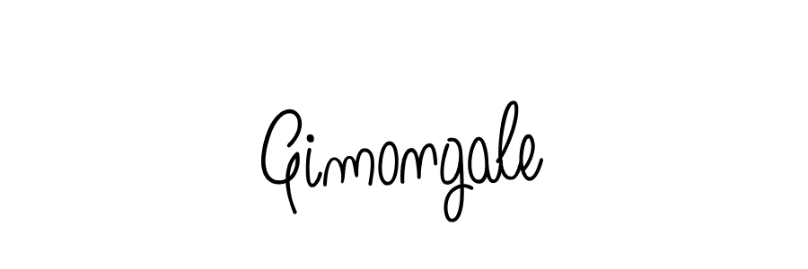 Make a beautiful signature design for name Gimongale. With this signature (Angelique-Rose-font-FFP) style, you can create a handwritten signature for free. Gimongale signature style 5 images and pictures png