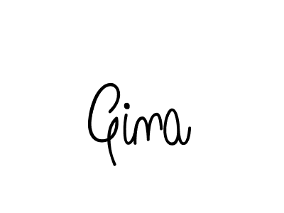 Create a beautiful signature design for name Gina. With this signature (Angelique-Rose-font-FFP) fonts, you can make a handwritten signature for free. Gina signature style 5 images and pictures png