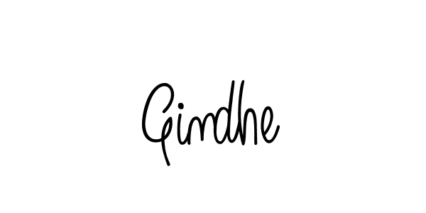 You should practise on your own different ways (Angelique-Rose-font-FFP) to write your name (Gindhe) in signature. don't let someone else do it for you. Gindhe signature style 5 images and pictures png