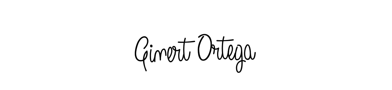 Also we have Ginert Ortega name is the best signature style. Create professional handwritten signature collection using Angelique-Rose-font-FFP autograph style. Ginert Ortega signature style 5 images and pictures png