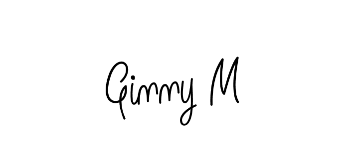 Once you've used our free online signature maker to create your best signature Angelique-Rose-font-FFP style, it's time to enjoy all of the benefits that Ginny M name signing documents. Ginny M signature style 5 images and pictures png